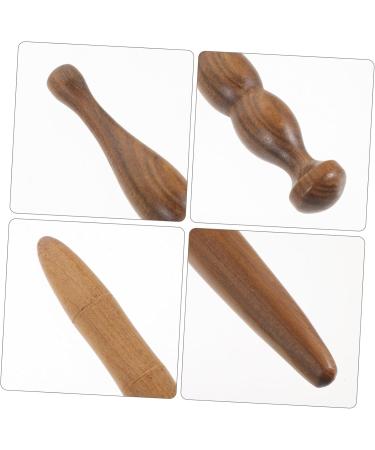 Coheali 3-Piece Portable Wooden Massage Roller Set | Handheld Acupuncture Point Stick | International Shipping Available - Buy Online on GoSupps.com