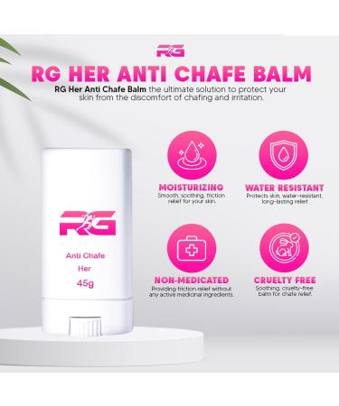 RG Her Anti Chafe Balm 45g - Buy Online on GoSupps.com