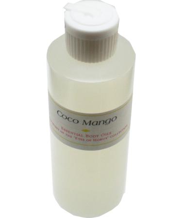 Coco Mango Scented Body Oil Fragrance Flip Cap - Clear - 4 oz. - ID#117091 4 Fl Oz (Pack of 1)
