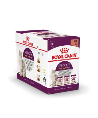 Royal Canin Sensory Mixed Pack in Gravy 12 x 85g (4 x Smell/4 x Taste/4 x Feel)