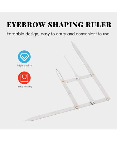 Luejnbogty 1Pcs Eyebrow Ruler Permanent Makeup Eyebrow Ruler Golden Ratio Divider Caliper Microblading Stencil Shaping Tool Tattoos Accessories Supplies - Buy Online on GoSupps.com