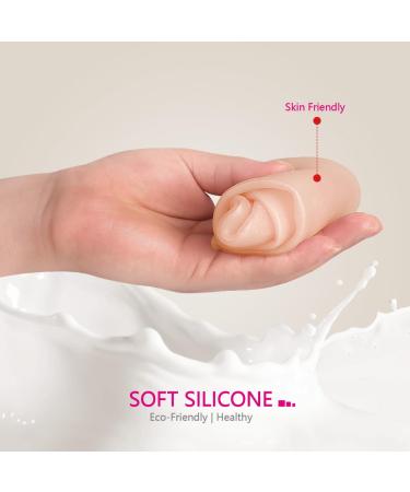 Silicone Moisturizing Gel Heel Socks - Anti-Slip Spa Socks for Dry Cracked Feet - Skin Care Men's Women's Soft Long Moisturizing Socks - Non Slip Dots - SEBS Material with Vitamin - Skin L (40-44) - Buy Online on GoSupps.com