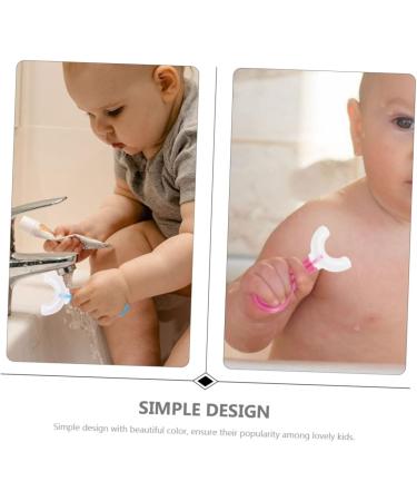 Minkissy Kids Toothbrush - Soft C-Shaped Infant Toothbrush for Gentle Oral Care | Sweet Children's Cleaning Tool - Buy Online on GoSupps.com