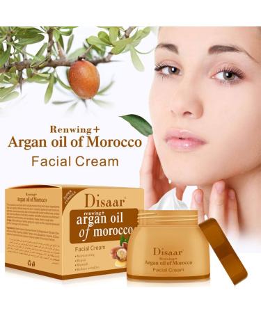DISAAR BEAUTY Face Cream Argan Oil Of Morocco Moisturizing Repair Blemish Reduce Wrinkles Facial Skin Care Reawing+ Super Formula 50g - Buy Online on GoSupps.com