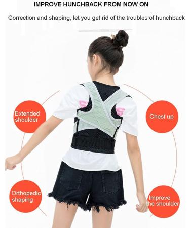 YMGSCC Lumbar Posture Corrector for Back Brace Adjustable Back Support Belt Shoulder Protection Posture Corset Adult(B XL) X-Large B - Buy Online on GoSupps.com