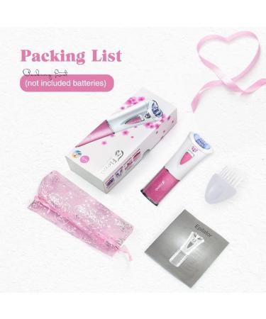 Wireless Facial Epilator for Women - LED Light Hair Removal for Face Bikini & Legs | Epilator Bubba-EP03 - Buy Online on GoSupps.com