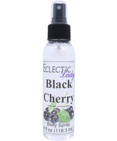 Black Cherry Body Spray 4 ounces Body Mist for Women with Clean Light & Gentle Fragrance Long Lasting Perfume with Comforting Scent for Men & Women Cologne with Soft Subtle Aroma For Daily Use 4 Fluid Ounces