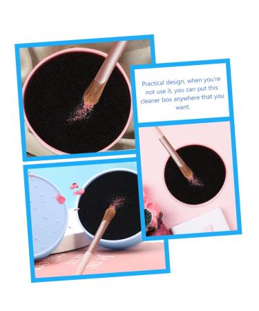 FRCOLOR 4 Pcs Makeup Brush Cleaner Mat & Silicone Sponge Set - Keychain Comb for Eyeshadow & Cosmetic Care - Assorted Colors - Buy Online on GoSupps.com