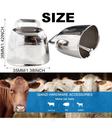 Buy KQNM 10-Piece Cow Bell Set | Retro Iron Farm Animal Bells for Cattle Goats Horses & Sheep - Perfect for Christmas & Crafts - Buy Online on GoSupps.com