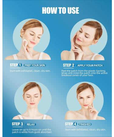 Acne Pimple Patches - 210 Hydrocolloid Dots with Tea Tree & Calendula Oil - Extra Adhesive Invisible Acne Covers - 4 Sizes for Effective Zit Treatment - Buy Online on GoSupps.com