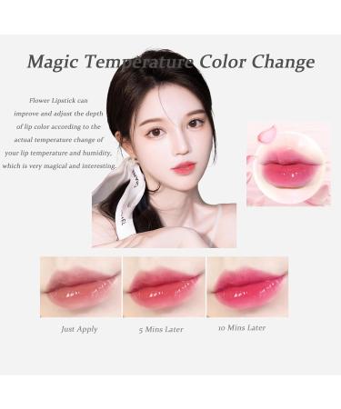 Jelly Lipstick Set - Color Changing Moisturizer Long Lasting Glossy Finish | 3 Pack Flower Lip Balm for All-Day Hydration - Buy Online on GoSupps.com
