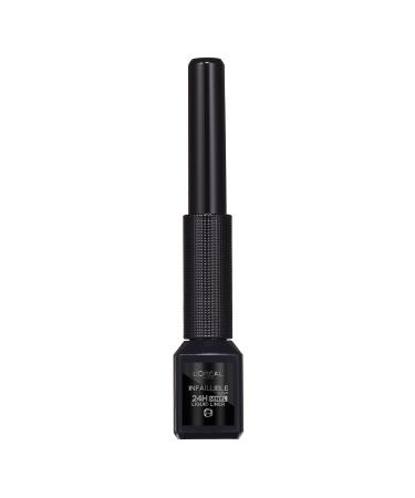 L'Oréal Paris Infallible Grip 24H Vinyl Liquid Liner Black Liquid Eyeliner with Soft Flexible Applicator Black