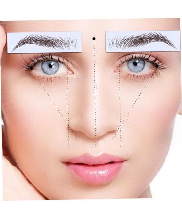 FOMIYES 16 Pcs Eyebrow Stickers Make up Kit Brow Shaper Stencil 6d Hair-like Eyebrows Stickers Makeup Tools - Buy Online on GoSupps.com