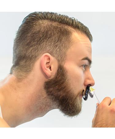 minkissy Lot de 100 pi ces de cire de nez pour pilation du nez Cire Moustache de la barbe Faux cire de la moustache Autocollants pour hommes Style a - Buy Online on GoSupps.com