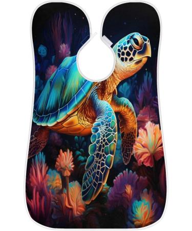 Oceanic Sea Beard Bib Apron | Beard Hair Catcher for Men | Ideal Father's Day & Christmas Gift for Dad & Husband | Includes 2 Suction Cups - Buy Online on GoSupps.com