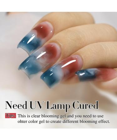 Double Rhythm Blooming Gel 15ml - Clear Soak Off Nail Polish for DIY Nail Art | Blooming Effect & Easy Application - Buy Online on GoSupps.com