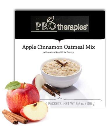 High Protein Oatmeal, Gluten Free Low Carb, Apple Cinnamon (15g Protein) - 6 Servings/Pack