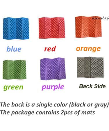 2PCS Waterproof Camping Foam Pads for Picnic, Hiking, Backpacking | EVA Foam Seat for Mountaineering & Trekking - Purple - Buy Online on GoSupps.com