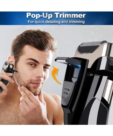 Buy Men's Electric Shaver & Beard Trimmer - Washable USB Rechargeable Razor for Optimal Grooming - Buy Online on GoSupps.com
