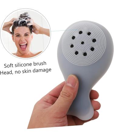 FRCOLOR Silicone Bath Brush Set for Kids and Adults - Exfoliating Body and Scalp Scrubber for Gentle Massage and Deep Cleaning - Buy Online on GoSupps.com