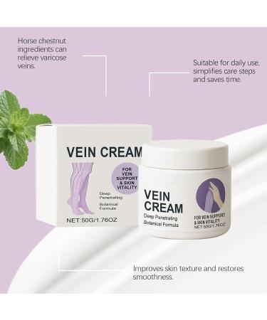  G n rique Relaxing Leg Cream 50g Soothing Ointment | Body Application Men Women | Dry Climates Winter Night After Shower Travel Home - Buy Online on GoSupps.com