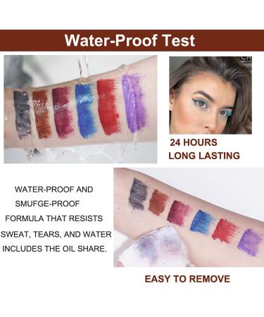 Ochilima 4D Colorful Mascara - Long-Lasting Waterproof Blue Mascara for Thick Smudge-Proof Eyelashes | International Shipping Available - Buy Online on GoSupps.com