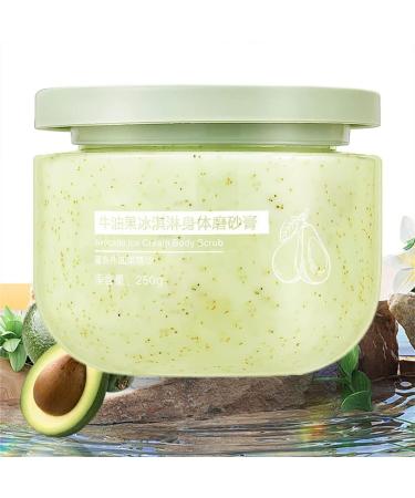 AVO'CURE Squalane Reduce Celluli Body Scrub, Deep Exfoliates Organic Body Shower Scrub, For Hand Foot Stretch Marks Moisturizing, Nourishes Skin (250g)