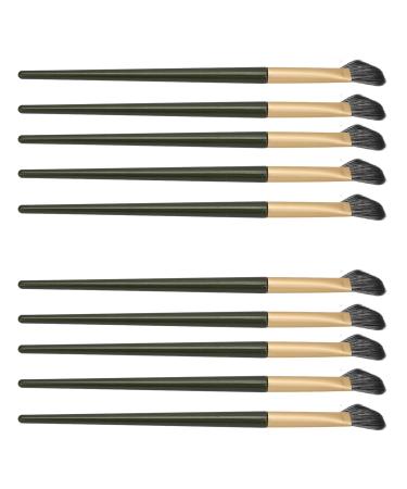 Zetiling 10pcs Soft Black Nose Shadow Brush Set - Professional Ergonomic Eye Makeup Brushes for Perfect Nose Contouring - Buy Online on GoSupps.com