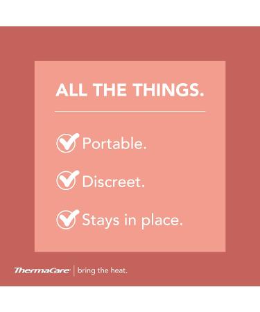 ThermaCare Menstrual Pain Relief Patches - 6 Count Discreet Heat Wrap - Buy Online on GoSupps.com