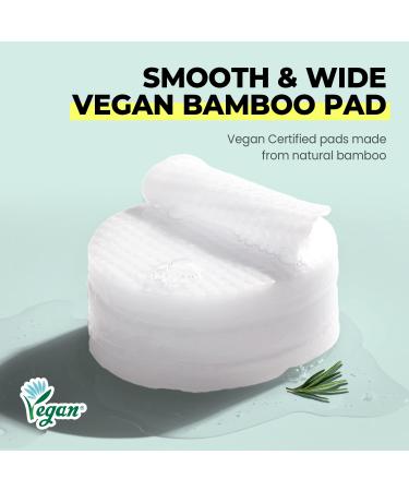 Glam Up AHA PHA Trouble Care Toner Pads - Calming Exfoliating Pore Cleansing for Acne Prone & Sensitive Skin | Vegan Bamboo Cotton Face Gauze - 65 Pads - Buy Online on GoSupps.com