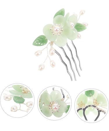 minkissy Antique Hair Clasp Bridesmaids Hair Headdress Bridal Side Hair Comb Hair Side Combs Alloy Hair Comb Hair Comb Clip U Shape Hair Fork Vintage Headband Glass Pin Small and Fresh Miss - Buy Online on GoSupps.com