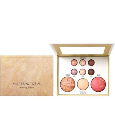 TARSHYRY Palette de Maquillage Polyvalente Kit de Cosm tiques pour le Visage Fard Paupi res Surligneur pour le Quotidien et les Banquets Portable Voyage (1PC) - Buy Online on GoSupps.com