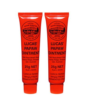 Lucas Papaw Ointment 25g Tube - TWIN Pack for value