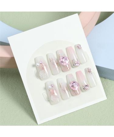 AJTUTUS False s Full Cover Tips Detachable Press On Long Ballerinas False s Artificial s - Buy Online on GoSupps.com