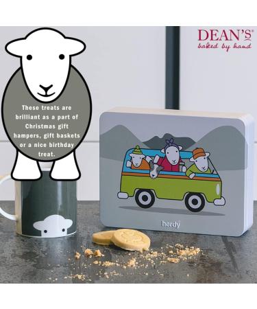 Herdy All Butter Shortbread Biscuits - 225g Collectable Tin | Luxury Scottish Cookies | Birthday Gift | Melt-In-The-Mouth Biscuit Selection - Buy Online on GoSupps.com