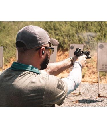 OPSMEN M20 Electronic Earbuds Wireless Shooting Protection - NRR 26dB Earplug - Hearing Noise Reduction - Rechargeable Case - Black - Ideal for Hunting - Buy Online on GoSupps.com
