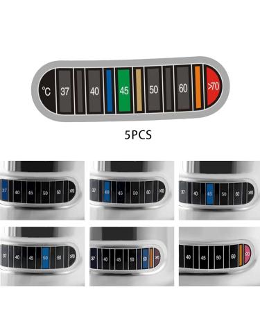 F fityle 5x Waterproof Thermometer Sticker - Self-Adhesive Strip for Aquariums Coffee Cups & Milk Jugs | Accurate 0-70 Color Change - Buy Online on GoSupps.com