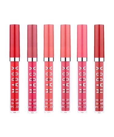 Tebinzi 6 Waterproof Matte Liquid Lipsticks for Women Girls and Girls by Tebinzi