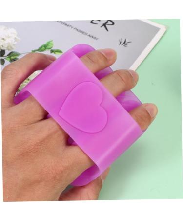 GLEAVI 2pcs Cleaning Brush Set - Hair Massage & Shampoo Brush Massager Scrubber in Purple | International Shipping Available - Buy Online on GoSupps.com