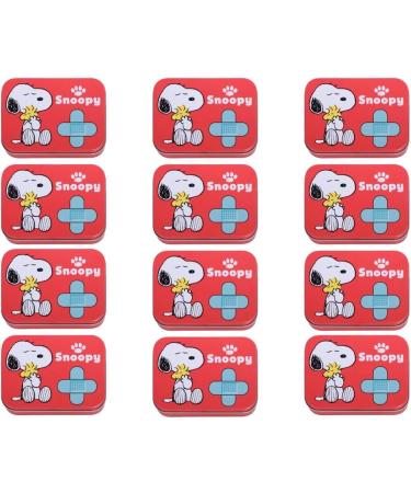 Snoopy Children's Plaster 12-Piece Set | Licensed Metal Box & Storage | Perfect for Backpacks & Handbags - Buy Online on GoSupps.com