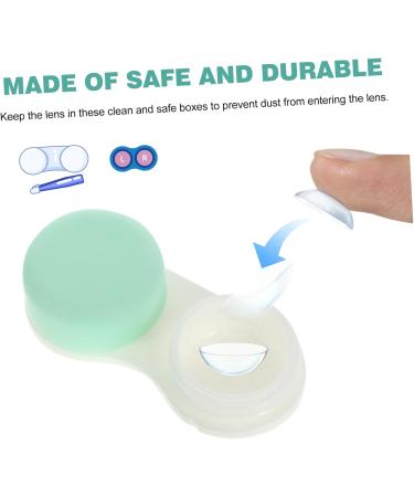 Buy Homsfou Colored Contact Lens Containers - Travel-Friendly Eye Lens Holders & Fashion Cases - Buy Online on GoSupps.com
