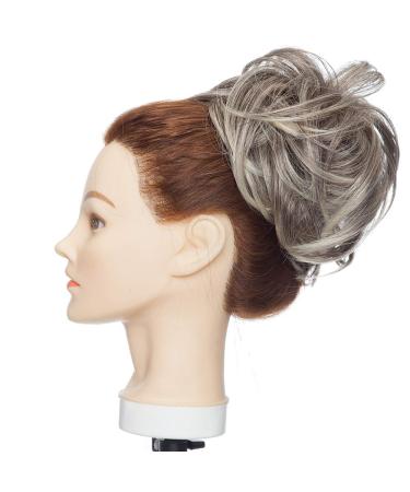 Shop Sego Large Hair Part Extensions | Messy Bun & Updo Voluminous Hair Ties (80g) - Dark Brown & Blonde - Buy Online on GoSupps.com