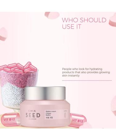 Chia Seed Advanced Hydro Cream | Intense Hydration & Cooling Effect | The Face Shop 1.76 Fl Oz - Buy Online on GoSupps.com