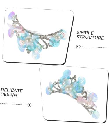 minkissy Rhinestone Tuck Comb Rhinestone Bobby Pins Wig Hair Pin Tiara Hair Clip The Crown Hair Barrettes Women Crown Hairpiece Girls Crown Girls Headpiece Shell Metal Women's Hair Comb - Buy Online on GoSupps.com