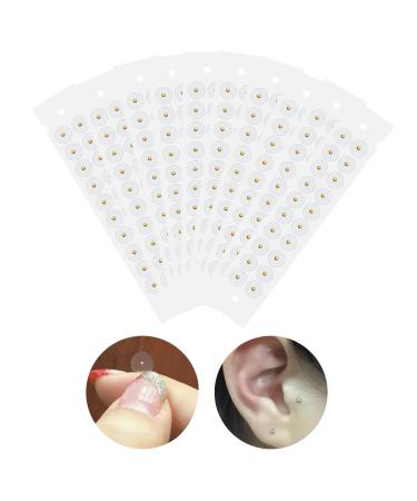 100 pieces acupuncture-ear seeds ears acupuncture ear massage sticker disposable ear press seeds ear-pressed acupressure for the ears skin Beads massage stickers disposable ear press patch