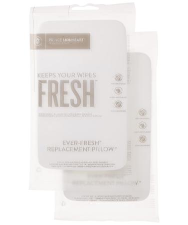 Prince Lionheart Ever-Fresh Replacement Pillows for Ultimate Wipes Warmer, 2 Count (Pack of 1)