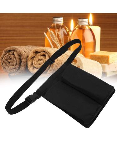 Verdant Touch Adjustable Massage Bottle Holster - Waist Bag for Lotion & Oil with 3 Pockets - Black - International Shipping - Buy Online on GoSupps.com