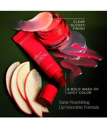 Farmacy Apple A Day Lip Balm Kit - Tinted Lip Peptide Treatment & Overnight Balm Duo - Moisturizing, Plumping & Hydrating Skincare Kit (2 Count) - Buy Online on GoSupps.com