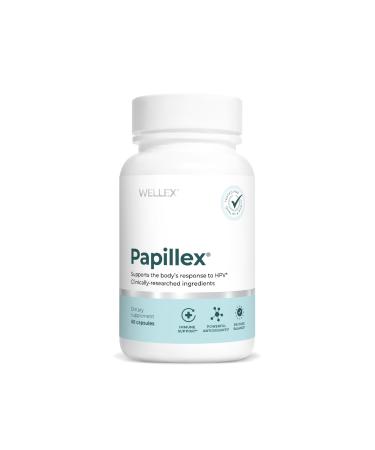 Papillex Dietary Supplement Tablets All Natural Immune Support - Immunity Defense - Best Immune System Booster - Organic 60 Capsules Bottle (Single Bottle)