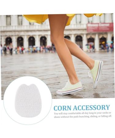 Gatuida 6 Sheets Tongue Sticker Foot Pain Ball of Foot Circumcision Panty Lint Forefoot Cushion Metatarsal Arch Support High Heel Insoles Foot Supply Household Corn Flannel White - Buy Online on GoSupps.com